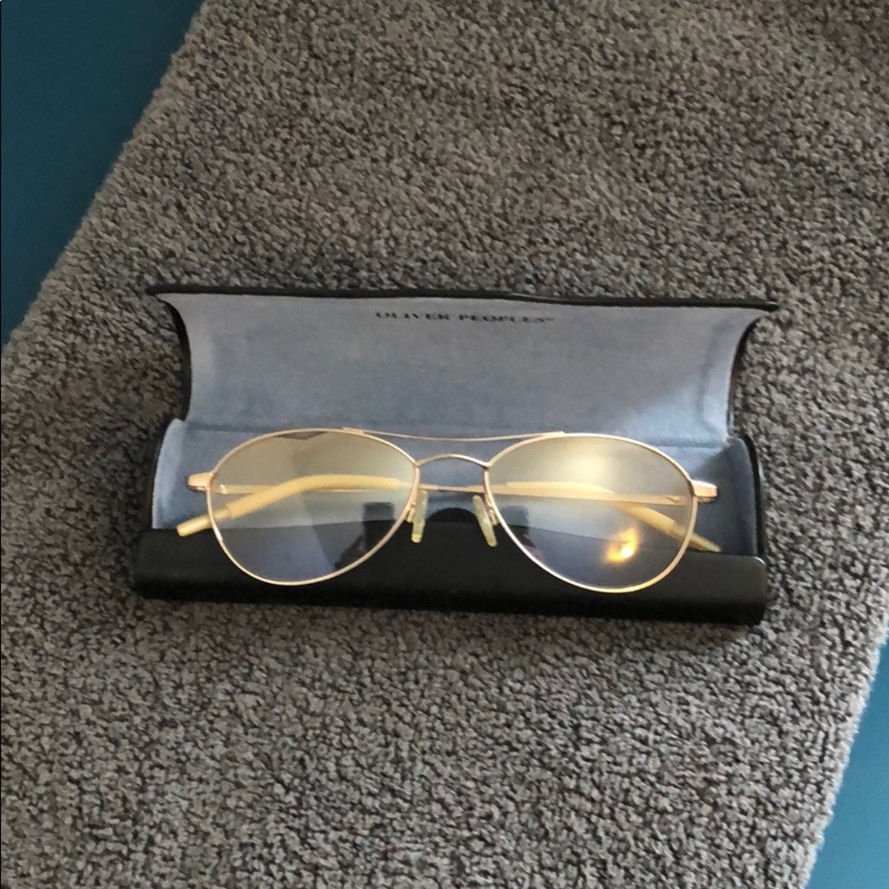 Oliver People’s Aero Aviator sunglasses